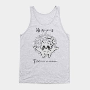 My yoga journey, twisted like my sense of humor 2 Tank Top